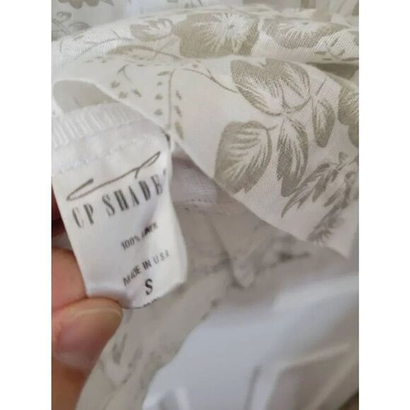 CP SHADES Linen Floral Print Tunic S - Picture 8 of 10